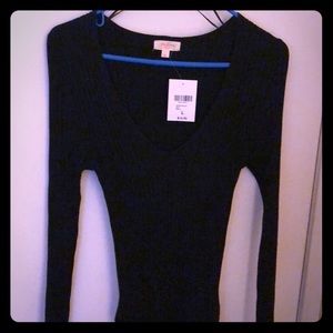 Basic black cardigan